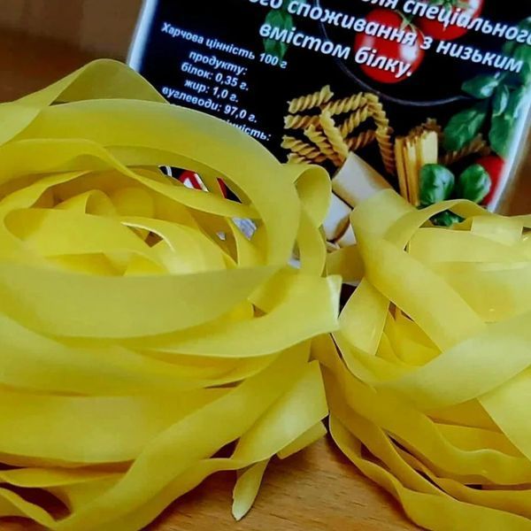 Низькобілкові макаронні вироби LoProMax Феттучіні, 200 г МВ08 фото