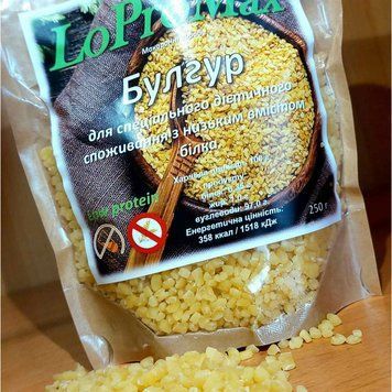 Булгур LoProMax з низьким вмістом білка, 250 г КК-003 фото