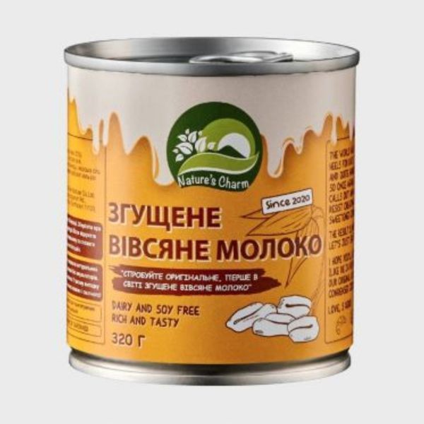 Згущене вівсяне молоко Nature's Charm, 320 г MP-006 фото